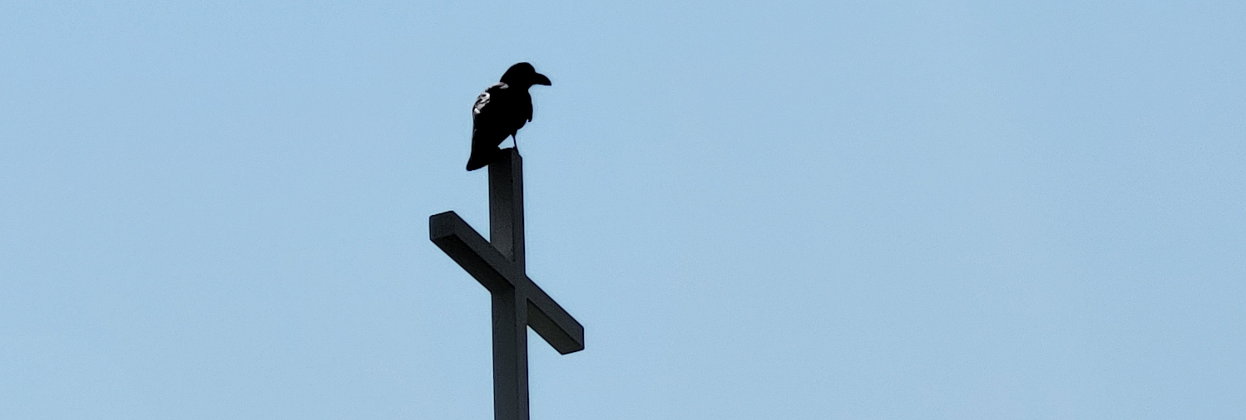 Cross against the sky in Japan